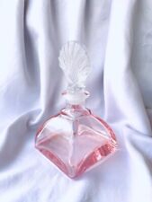 Beautiful Vintage Bubble Glass Perfume Decanter with Seashell Stopper picture