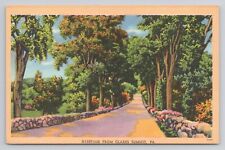 Greetings from Clarks Summit Pa Linen Postcard No 3765 picture