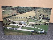 Aerial View Of Cascade Lodge And Cabins Saco Maine Postcard￼ picture