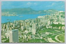 Postcard Bird's Eye View Of Eastern District & North Point Of Hong Kong China picture