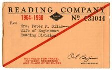 Annual pass - Reading Company 1964-1968 #C33044 picture