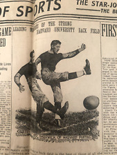 OCT 24 1913 Newspaper PUEBLO COLORADO Harvard Football World Series GIANTS BB picture