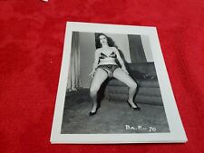 4 X 5 ORIGINAL  PHOTO FROM IRVING KLAW ARCHIVES OF MODEL BARBARA PAULINE BAP#70 picture