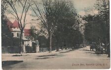 Rockville Centre Lincoln Avenue Hand Colored 1910 NY picture