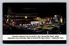 Nashville TN-Tennessee, Aerial Grand Ole Opry House Vintage c1967 Postcard picture
