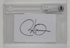 Barack Obama President Signed Autographed 4x6 Large Cut Paper Beckett COA picture