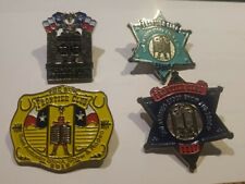 4 San Antonio Stock Show & Rodeo Badges Pins Frontier CLUB 2010 2016 2017 2019 picture