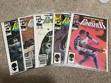 Punisher #1-5 Limited Series (1985) Complete Set Very Good condition. GenX comic picture