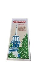 Vintage Vermont Map Cultural Resources 1982 picture