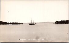 Vintage BLUE HILL, Maine RPPC Real Photo Postcard 