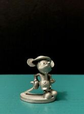 Hudson Pewter Disney 1933 Cartoon Mickey Mouse Puppy Love Cane Hat Mini Figurine picture