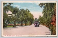 Vtg Post Card Palm Drive, California C152 picture