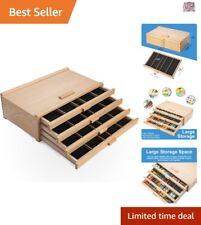Storage Box Organizer - 4 Drawers - for Pencils, Markers, Brushes, and Tools picture