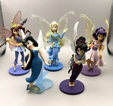 Disney Pixie Hollow Fairies Lot Of 5 On Stands picture