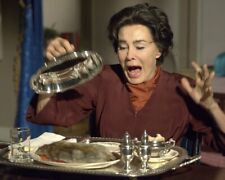 Jessica Lange as Joan Crawford shrieking at rat on plate 24x36 inch Poster picture