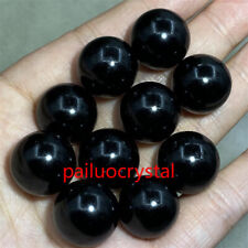 10pc Wholesale Natural obsidian Ball Quartz Crystal Sphere Reiki Healing 15mm+ picture