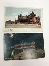 Early Hotel Chamberlin Old Point Comfort VA Postcards Lot of 2 Night scene picture