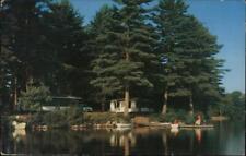 1964 Wolfeboro,NH A Lake Side Resort,Rust Pond Cottages Carroll County Postcard picture