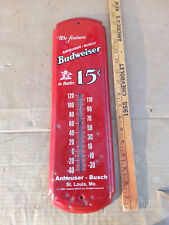 2001 Budweiser Thermometer We Feature Anheuser Busch Budweiser picture