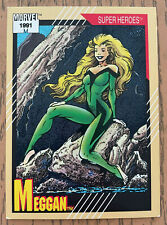 Meggan Marvel Impel 1991 Trading Card Super Heroes #37 Vtg Vintage 90s Excalibur picture