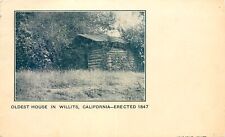 OLDEST HOUSE IN WILLITS, CALIFORNIA, c 1905 VINTAGE POSTCARD (SX 468) picture