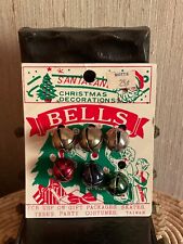 Vintage NOS Santaland Christmas Jingle Bells on Original Card picture