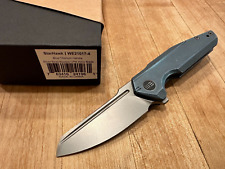 WE Knife StarHawk Frame Lock Knife Blue Titanium (2.8