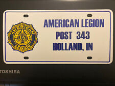 American legion license plate picture