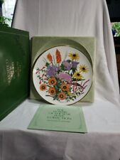 Wedgwood Franklin 1977 Porcelain Flowers of the Year Plate September 11.5” VGC picture