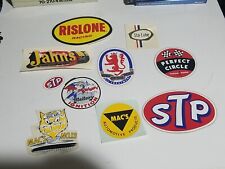 Lot Of Vintage Racing/Automotive Stickers And Decals Lot Of 10 picture