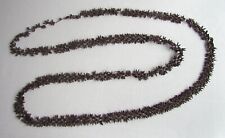 Vintage Boho Hawaiian Style Apple Seed Necklace Brown Koa 56