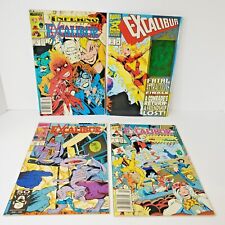 Marvel Comic Mixed Lot of 4-Excalibur 5&71 Inferno Excalibur, Trial of Lockheed  picture