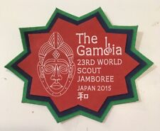 2019 2015 23RD World Scout Jamboree THE GAMBIA Contingent badge picture