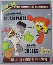 Vintage SpongeBob SquarePants Pocket Folder 2004 Nickelodeon Sandy Flying Colors picture