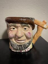 VINTAGE TOBY STYLE OLD MAN CHARACTER COFFEE MUG CREAMER  MADE IN JAPAN picture