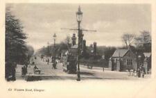 Great Western Road GLASGOW Scotland Street Scene c1910s Vintage Postcard picture