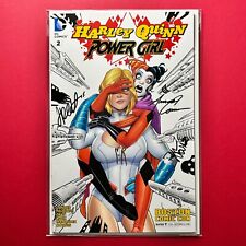 Harley Quinn & Power Girl #2 DC Comics Boston Comic Con EXCLUSIVE Variant SIGNED picture
