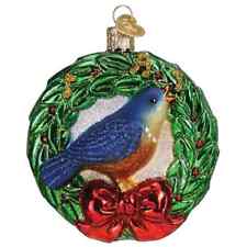 Old World Christmas CALLING BIRD (16148) Glass Ornament w/ OWC Box picture