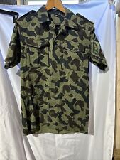 Bulgarian Military Issue Woodland DPM Camouflage Uniform Shirt w/Patches picture