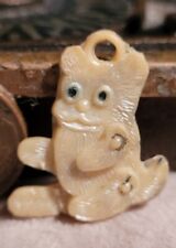 Vintage Celluloid TEDDY BEAR gumball charm prize jewelry  picture