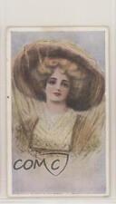 1916 Wills Actresses Tobacco Scissors Back Blonde with Veil jn1 picture