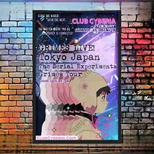 Serial Experiments Lain & Grimes Live Tokyo, Japan at Club Cyberia 11x17 Poster picture