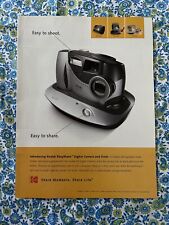 Vintage 2001 Kodak Easyshare Digital Camera And Dock Print Ad picture