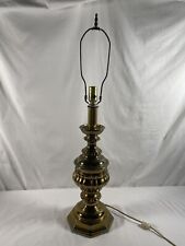 Vintage Heavy Large Brass Table Lamp 32” Tall  #121 picture