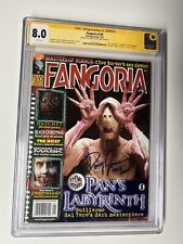 Fangoria #259 SIGNED DOUG JONES Pale Man Pan’s Labyrinth CGC Signature Series picture