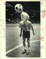 1980 Press Photo Christopher Hamlyn, a 7-year-old whiz on the soccer field-TX picture