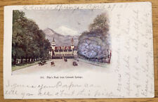 Antique 1907 Pike's Peak Mountain Colorado Springs Hotel Downtown One Cent Stamp picture