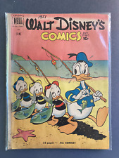 WALT DISNEY'S COMICS AND STORIES #129 GOLDEN AGE DONALD DUCK 1.5 SEE PICS 1951 picture