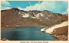 Postcard CO Mt Evans Region Colorado Summit Lake 1964 Chrome Vintage PC J1645 picture