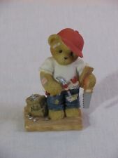 Vtg Cherished Teddies Woody You Hold Everything In Place Figurine 476544, 1999 picture